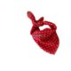 J383 trendy cool South Korea same style children's striped small square scarf double-sided baby small scarf triangle square scarf saliva towel