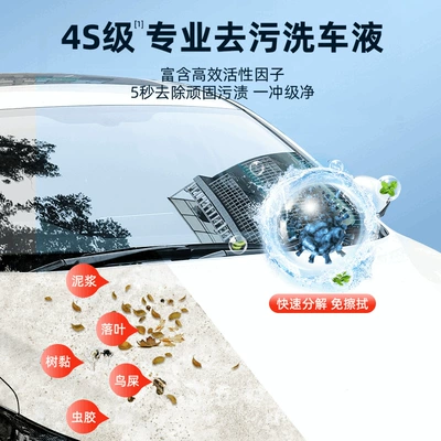Cleaning/curing agent, Wax, Powerful Decontamination, High-Foaming, Special Car