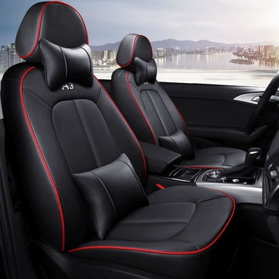 Modelə uyğun (Original) oturacaq örtükləri – leather car seat cover - cool-black-deluxe-edition-ordinary-leather
