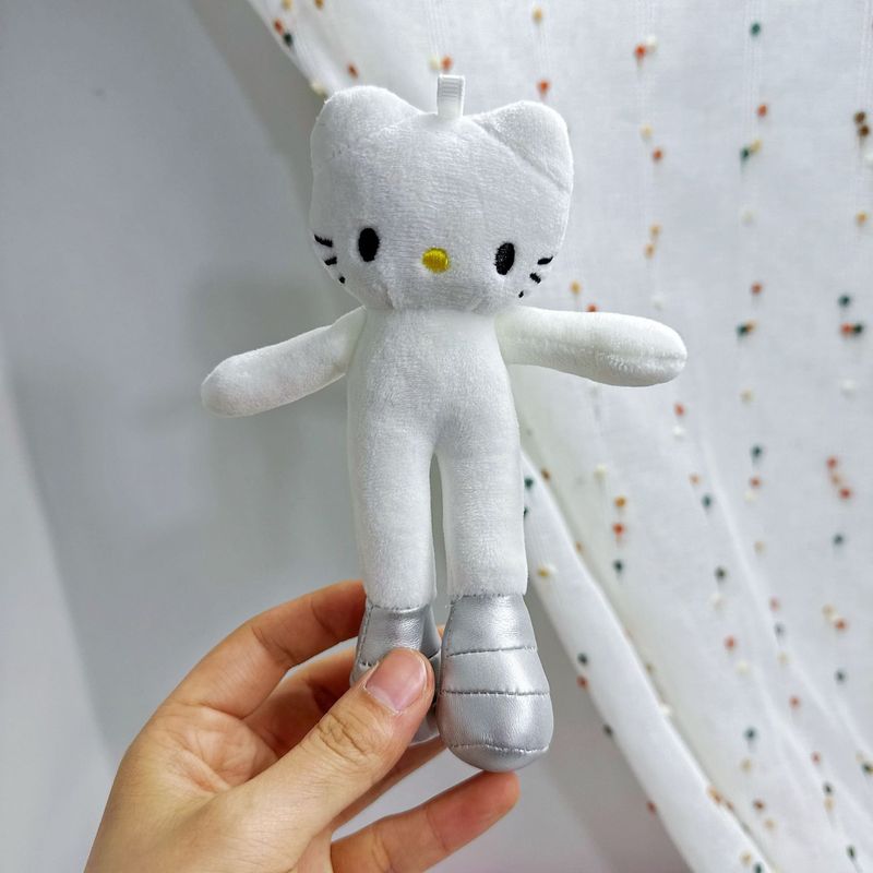 工厂直销可爱KT猫毛绒公仔包包服装凯蒂猫玩偶挂饰15cm长腿挂件包|undefined