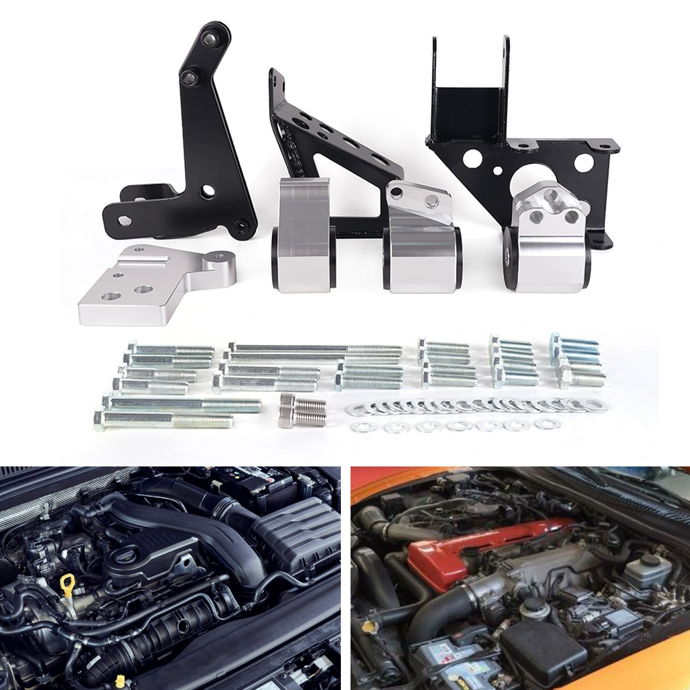 Аксессуары для модификации автомобиля, кронштейн для крепления двигателя на штативе, подходит для Honda Civic 92-95 K1 с фиксированной рамой