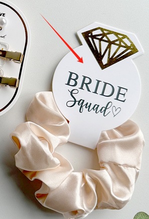 Plataforma de comercio electrónico transfronteriza venta caliente de brocas de pelo de lámina de oro, papel de boda, anillo de pelo de boda adecuado para la fiesta