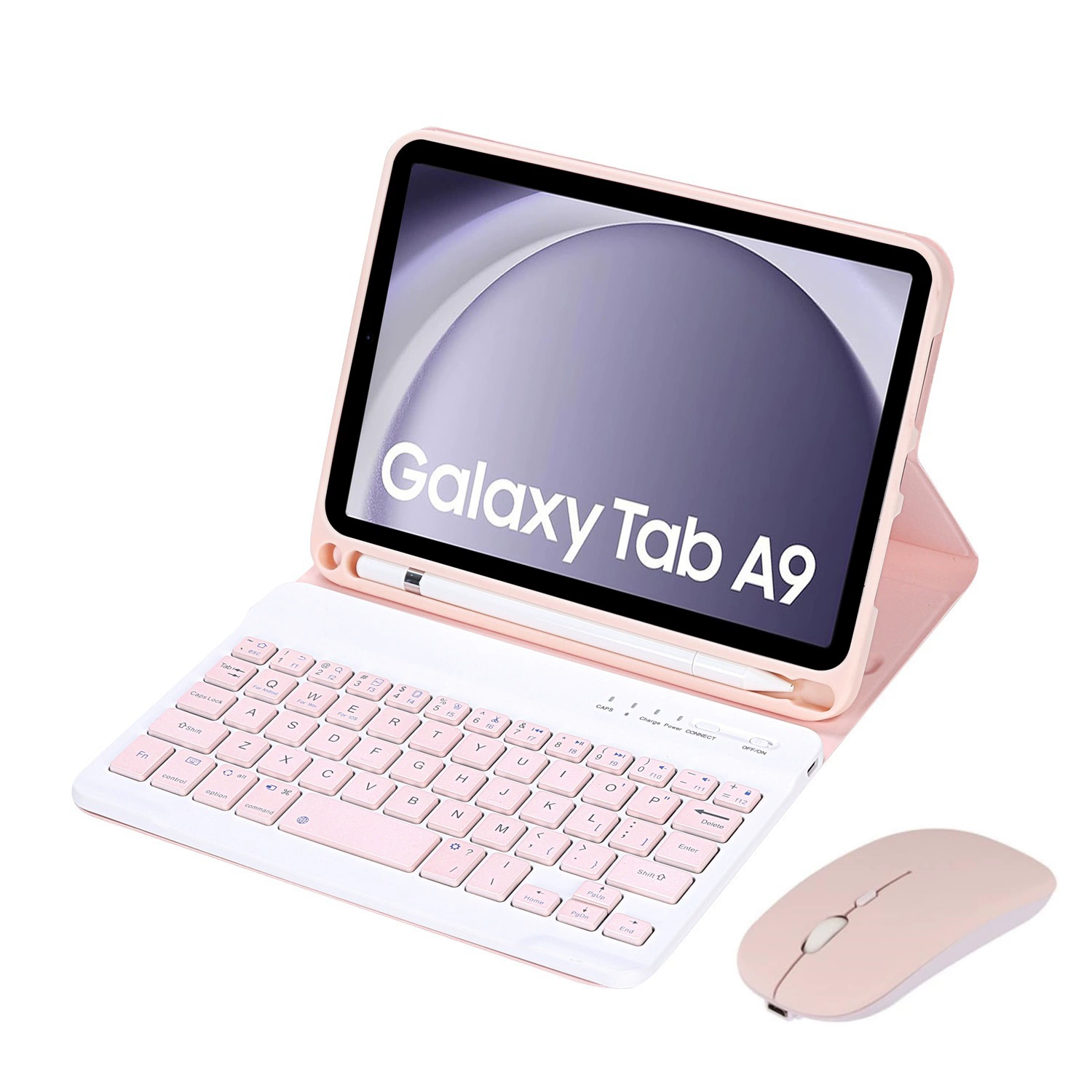 Keyboard Case (Samsung) — Compatible with Tab A9 / A9 Plus / S Series, Bluetooth detachable keyboard