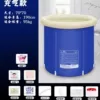 Inflatable 70x70-bathtub+bath salt+cushion+bath bag+petals