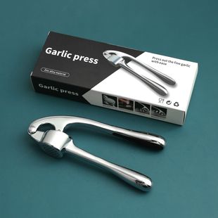 Zinc Alloy Garlic Press Household Garlic Press Tool Garlic Squeezer Garlic Masher Garlic Pounding Artifact Manual Garlic Beater