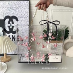 千羽鶴蝶発財樹金持ち花礼箱材料包diyは彼女の親友の誕生日卒業プレゼントを贈る