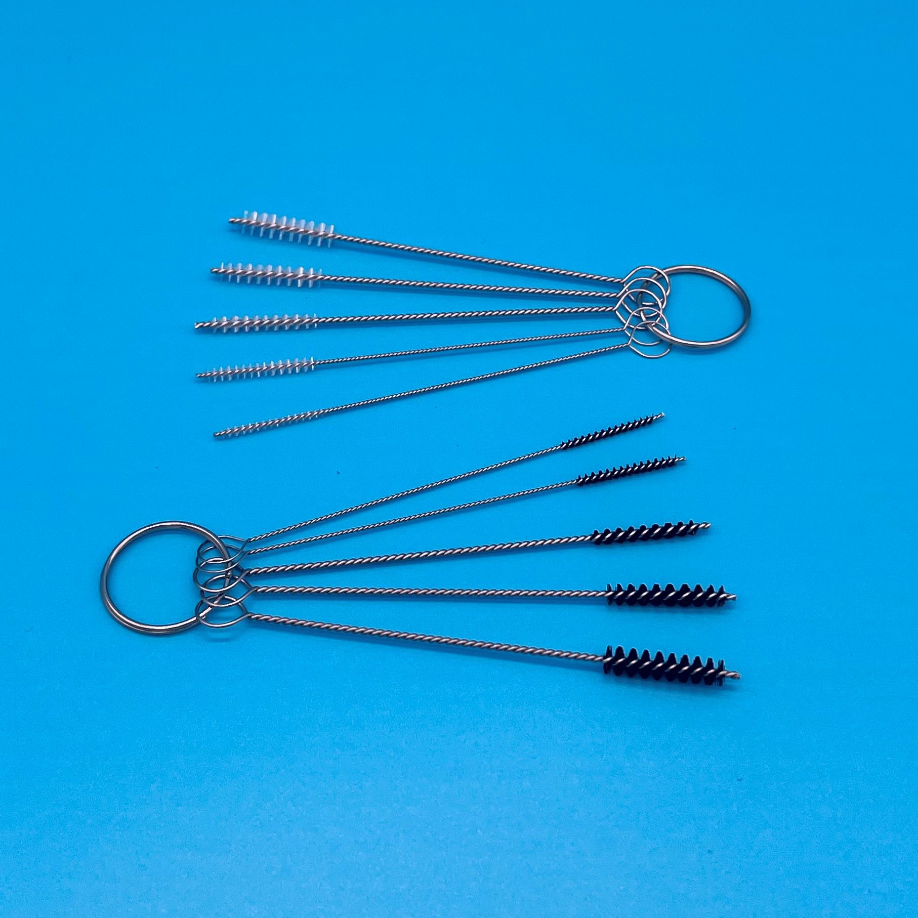 Aprobado por el fabricante 5PCS mini cepillo de aerógrafo transfronterizo del mismo estilo cepillo de herramienta cepillo de limpieza de nailon cepillo de carburador de 2MM