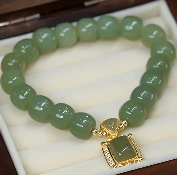 S136-imitation hetian jade ruri fangsheng bracelet#sz769
