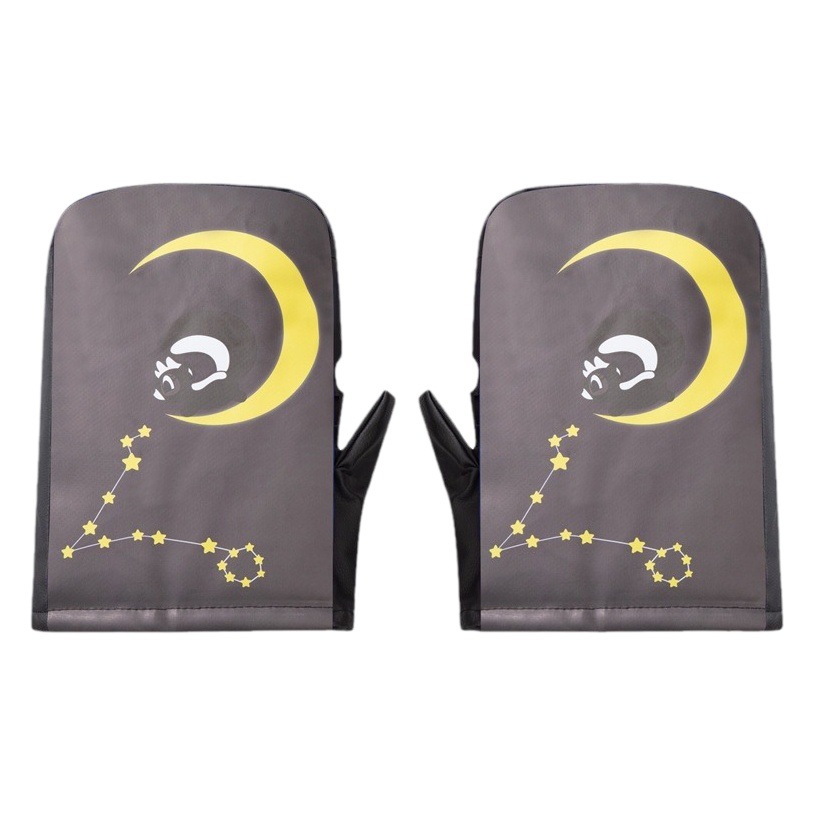 Winter Electric Motorcycle Warm Handlebar Covers, Bicycle and Electric Scooter Cold-Proof, Waterproof, Windproof Gloves, Fleece-Lined and Thickened