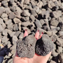 黑色火山石园艺铺面人工湿地污水处理火山岩多肉栽培火山石3-5mm