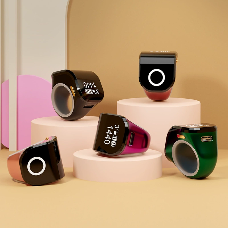 Счетчик BeiQis10 с OLED-дисплеем, кольцо на палец, порт USB-TYPE-C для зарядки, сенсорный счетчик