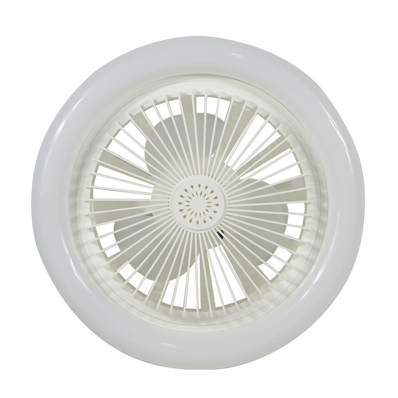 Трансграничная вентиляторная лампа для спальни с дистанционным управлением E27, винтовая ароматерапевтическая бытовая трехцветная лампа с вентилятором, встроенная вентиляторная лампа