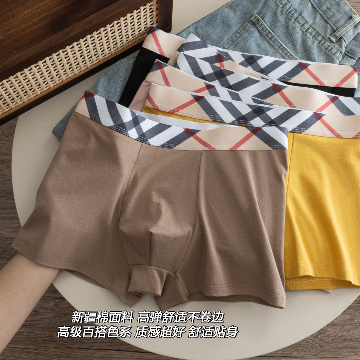 Pantalones interiores de hombre, algodón, pantalones transpirables, pantalones antibacterianos, pantalones deportivos sueltos para adolescentes.