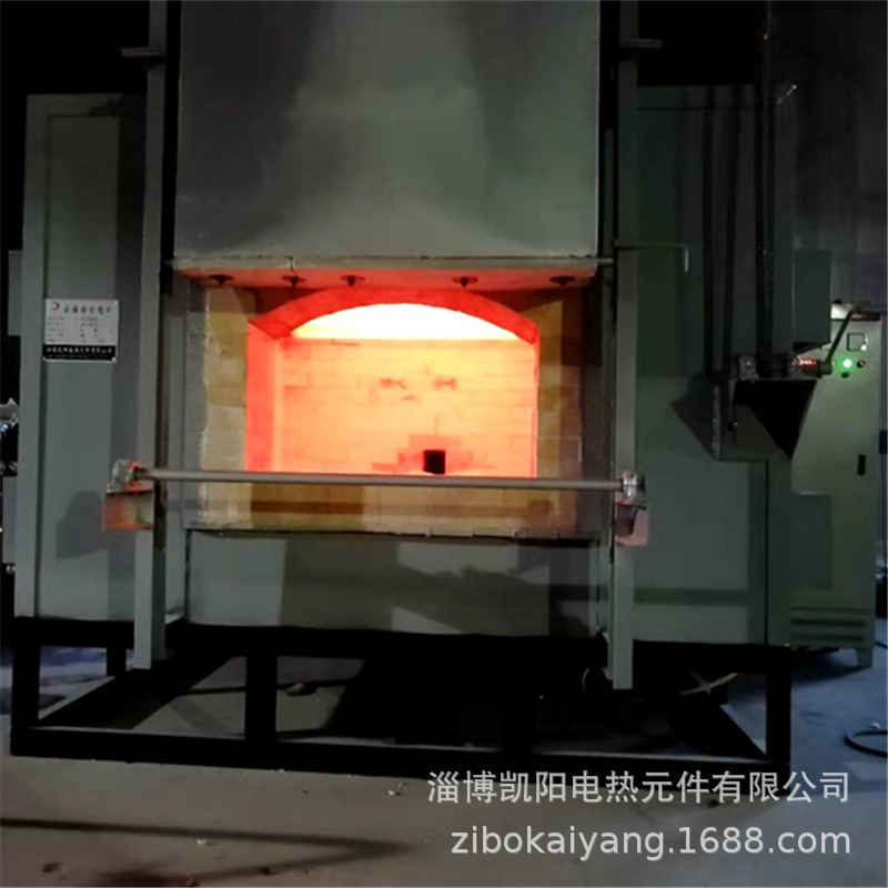 凯阳硅碳棒电焙烧炉 精密铸造硅溶胶工艺用模壳焙烧炉 单双炉门