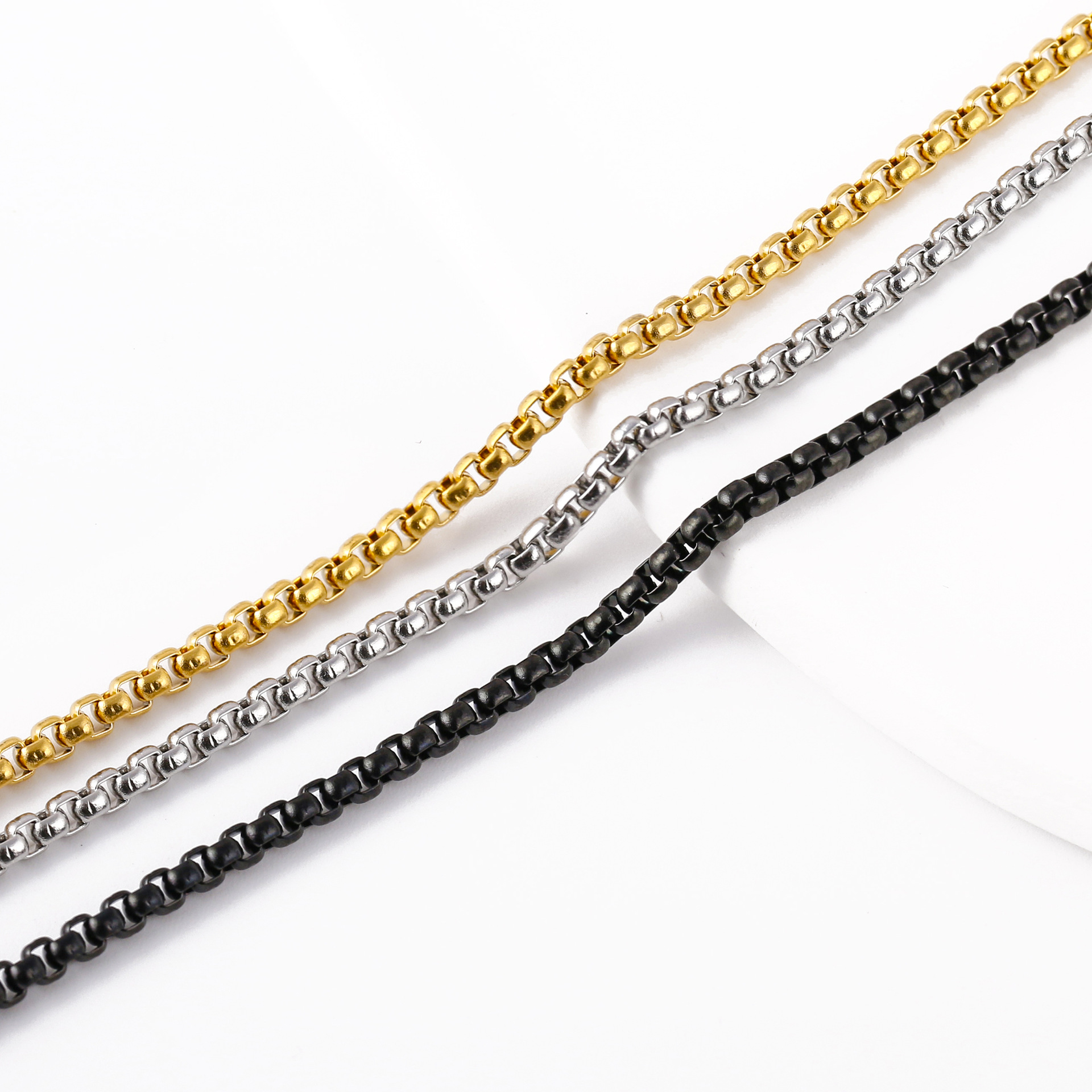 36g Weight 18K Gold Plated Plating Material DIY Jewelry Accessories Classification 1 Piece Quantity Stainless Steel Material Geometric Pattern Plating Design Basic Style Basic Geometric 18k Gold Plated Stainless Steel Wholesale Jewelry Accessories 4