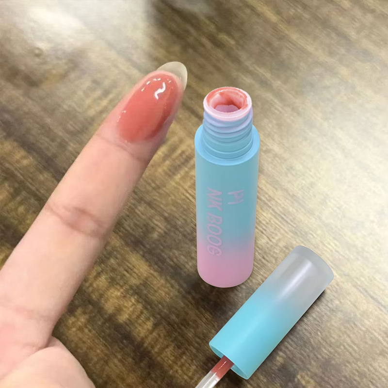 PINK BOOG花涧蜜语水光唇釉~裸色镜面唇蜜滋润不掉色学生素颜口红|undefined