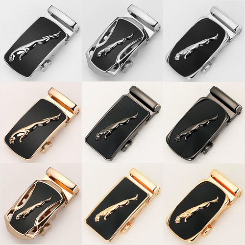 Guanpin 3.5CM men's belt buckle head automatic buckle buckle accessories head alloy pantsless belt clip