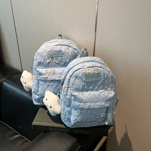Japanese Ins Fresh Style Backpack Women's Travel Cute Casual Simple College Students' Aesthetic Fashion School Bag