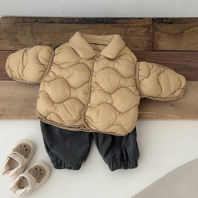 Ropa de algodón para niños, ropa de invierno para niños, nuevo estilo 2025, ropa de algodón ligera para niños, abrigos de algodón para niñas, chaquetas de algodón para otoño e invierno, chaquetas cálidas para niños