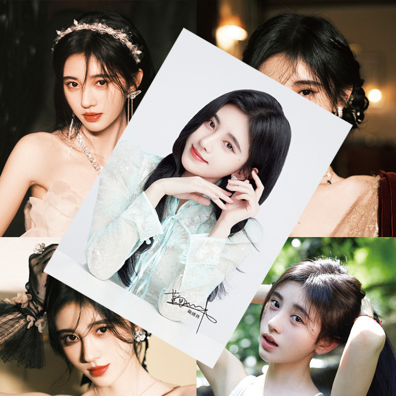 女明星批发  IVE粉墨gidle迪丽热巴虞书欣杨紫赵露思签名墙贴|undefined