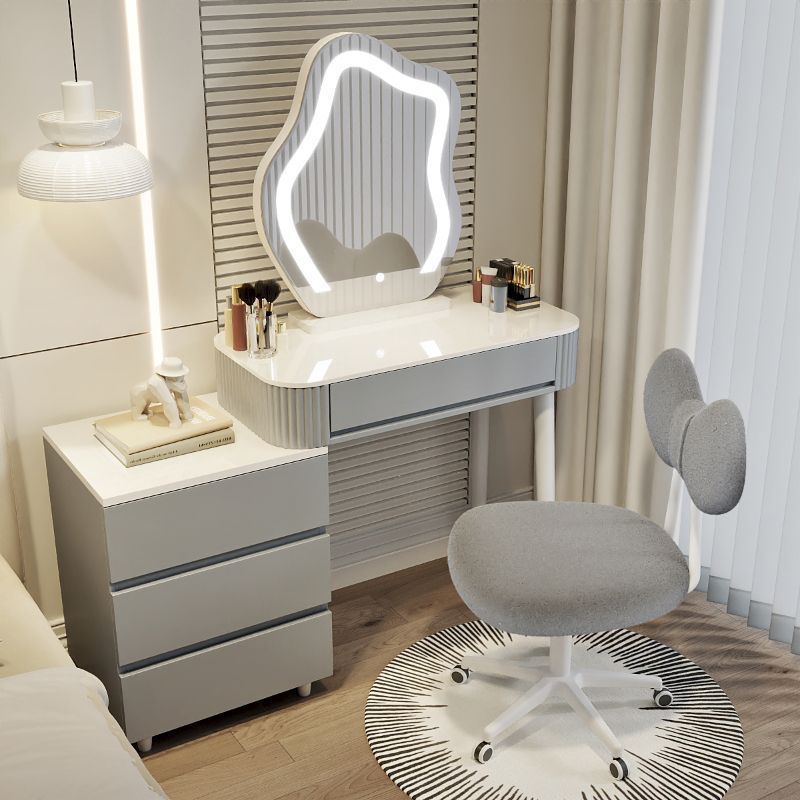 그레이 80 테이블 + 캐비닛 + 거울 + 팬더 의자