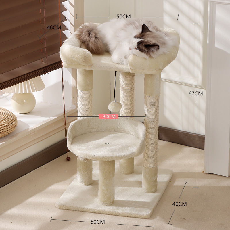 Marco de escalada para gatos especial transfronterizo, nido para gatos, estante para gatos grande todo en uno, no ocupa un área, poste de captura de gatos, suministros de juguetes para gatos