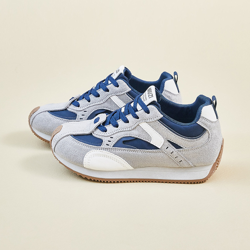 Zapatillas Forrest Gump de Plataforma para Mujer FSCL-605 de PU y Caucho Con Elevación para Uso Diario