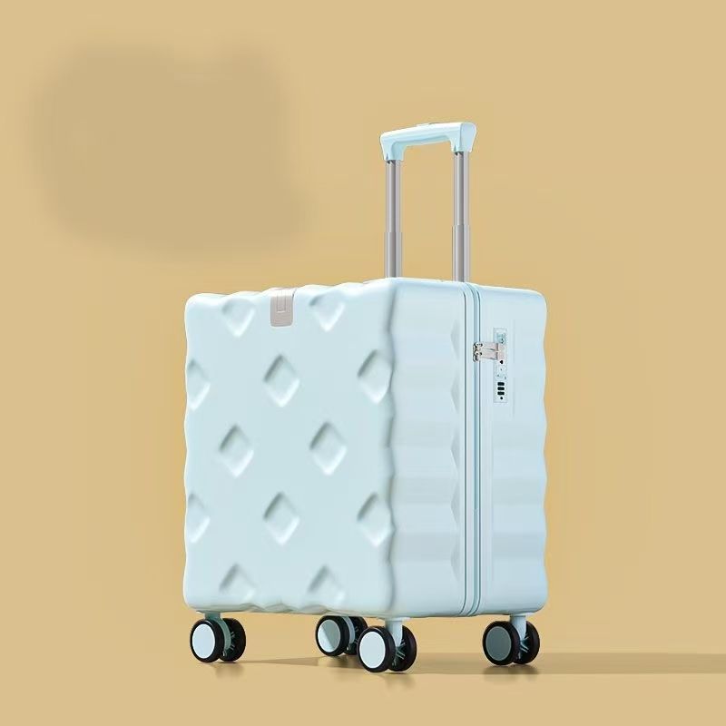 新款行李箱小型轻可登机20寸短途旅行密码箱小清新结实耐用旅行箱|undefined