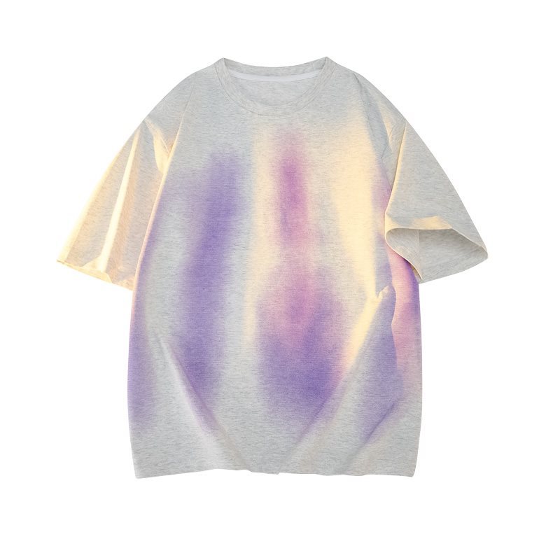 Summer short-sleeved T-shirt, trendy brand, loose fit, men's t-shirt, summer short-sleeved t-shirt