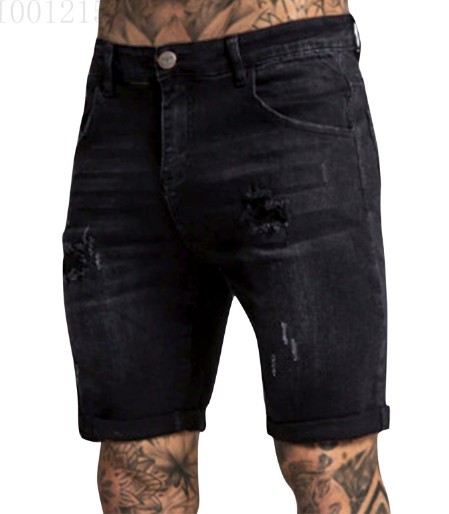 boy European And American Foreign Trade Cross-Border Source Stretch Ripped Jeans_voghion.com