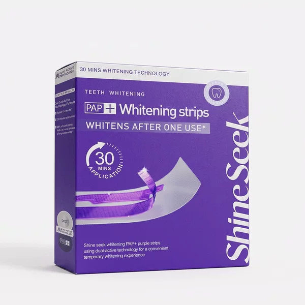30-Minute Whitening Purple Dry Tooth Strips, Purple Dry Strips, Gentle and Non-Irritating
