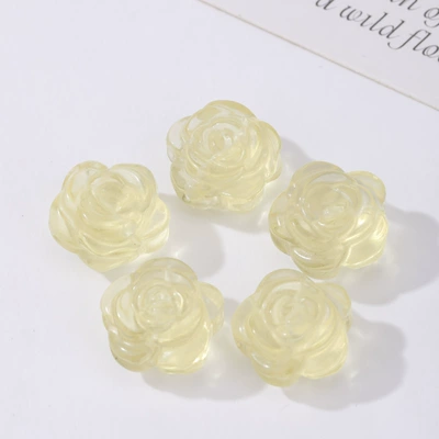 Zərgərlik ara hissələri Beads Cow Nostril Crystal - no-15-five-petal-camellia