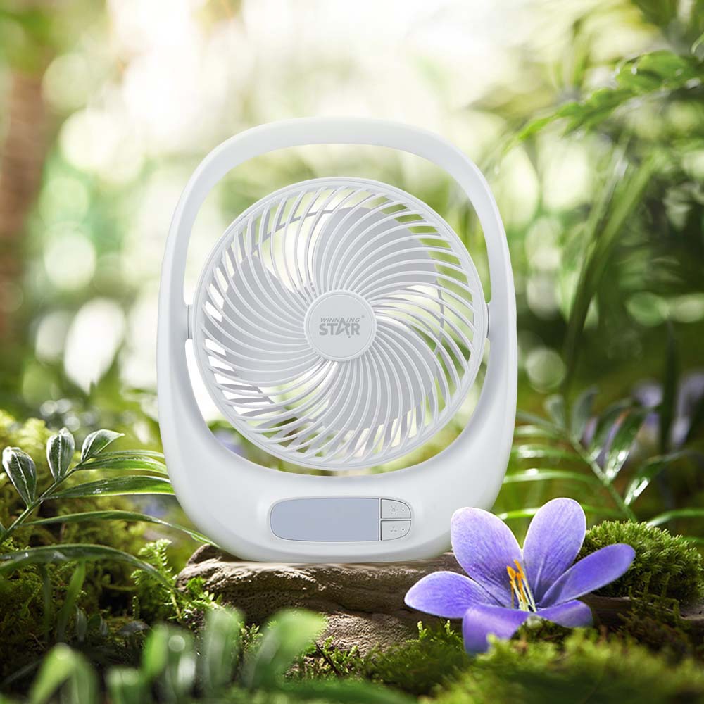 La marca Winning star es exclusivamente para comercio exterior, pequeño ventilador eléctrico con interfaz USB TYPE-C portátil de 7 pulgadas