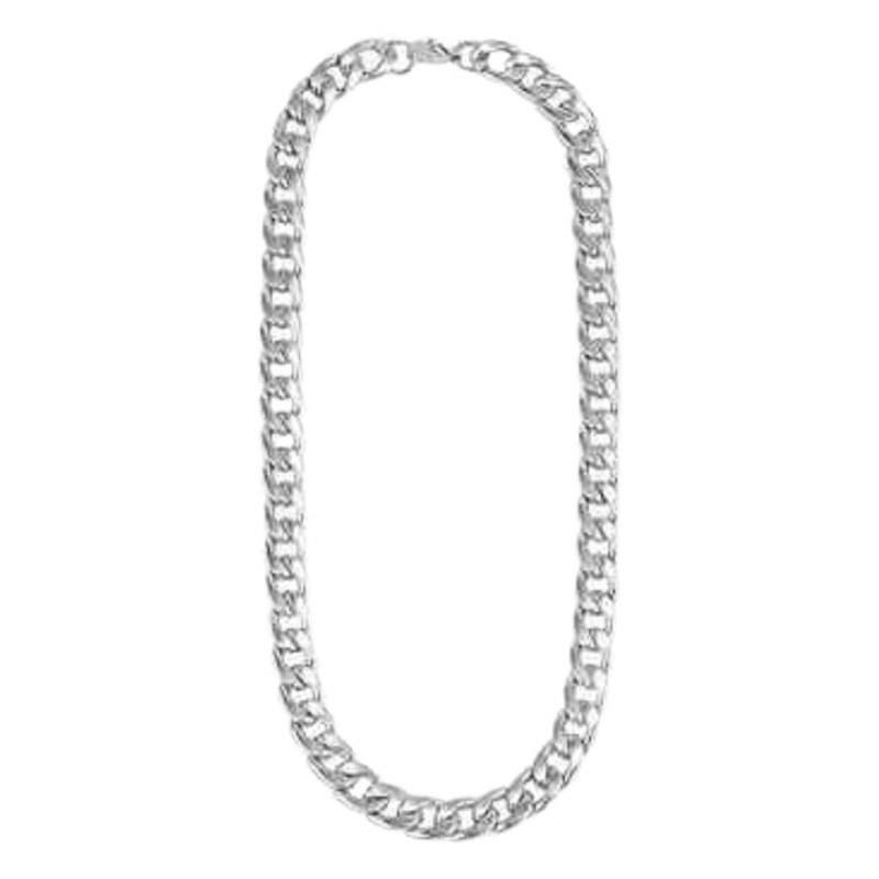 NK Cadena de acero inoxidable de los hombres y las mujeres collar cubano collar de moda hiphop collar de la calle hip hop joyería dominante