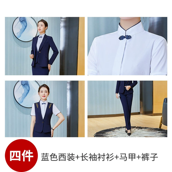 Classic suit jacket, vest, shirt, trousers