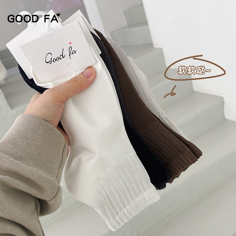 Autumn and Winter 2023 Zhuji socks kang Pilling combed cotton women's basic solid color pile socks mid-calf socks women Autumn and Winter 2023 Zhuji socks kang Pilling combed cotton women's basic solid color pile socks mid-calf socks women