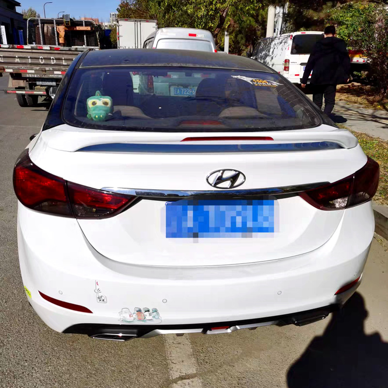 Suitable for 2012-2017 Hyundai Langdong Rear Wing Langdong Special Modified Painted Rear Wing with Light