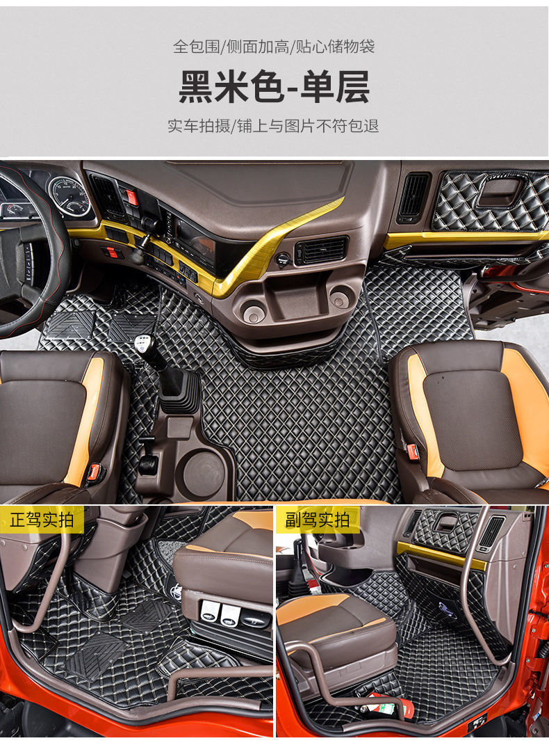 Suitable for Dongfeng Liuzhou Chiling H7/H5/M3 Floor Mats Surrounding the Interior Decoration of Large Trucks and Automotive Supplies