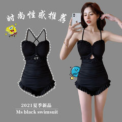 Wholesale 20223 New Style Korean Instagram-Inspired One-Piece Swimsuit for Women: Sexy, Modest, Tummy-Slimming Design Perfect for Fairy-Like Spa Looks