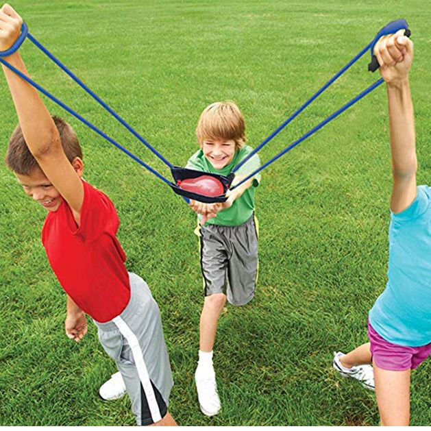 Amazon globo de agua lanzador de 3 personas lanzador de bolas de agua lanzador de bombas de agua bola elástica lanzador de Globos de agua