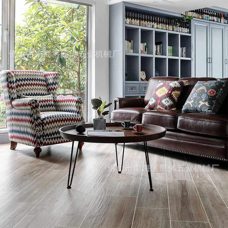 10mm de dos hilos, moderno, simple, simple, en forma de U, muebles de hierro, pinza para el cabello, pie de mesa, pie de mesa, soporte para patas, fábrica de alambre de hierro sólido