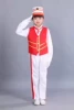 Red, white, long