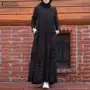 女士印花跨境民族风连衣裙
