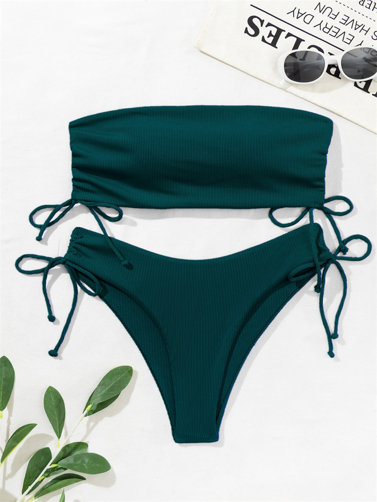 210g Weight Sexy Feel Of Sensation Low Waist Panties Waist Briefs Panties Style Bra&Panty Set Bra Category Nylon Fabric Type 2 Pieces Set Quantity Swimming Pool Occasion Solid Color Pattern Shelf Bra Bra Cup Women's Gender Women's Solid Color 2 Pieces Set Bikinis Swimwear 22