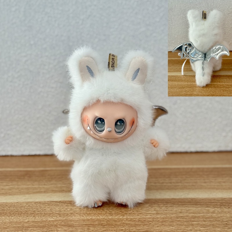 Ventas directas nuevas muñecas de pelusa labubu bra tipo colgante pequeño agarrar muñeca de moda jugar