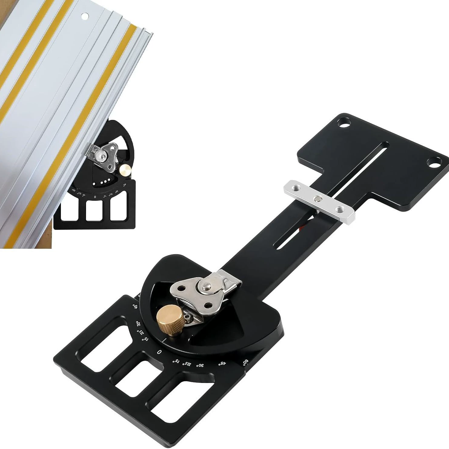 Электрическая циркулярная пила с регулируемой направляющей для деревообработки