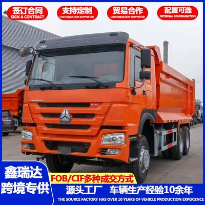 Yük maşınları trucks, river silt removal and