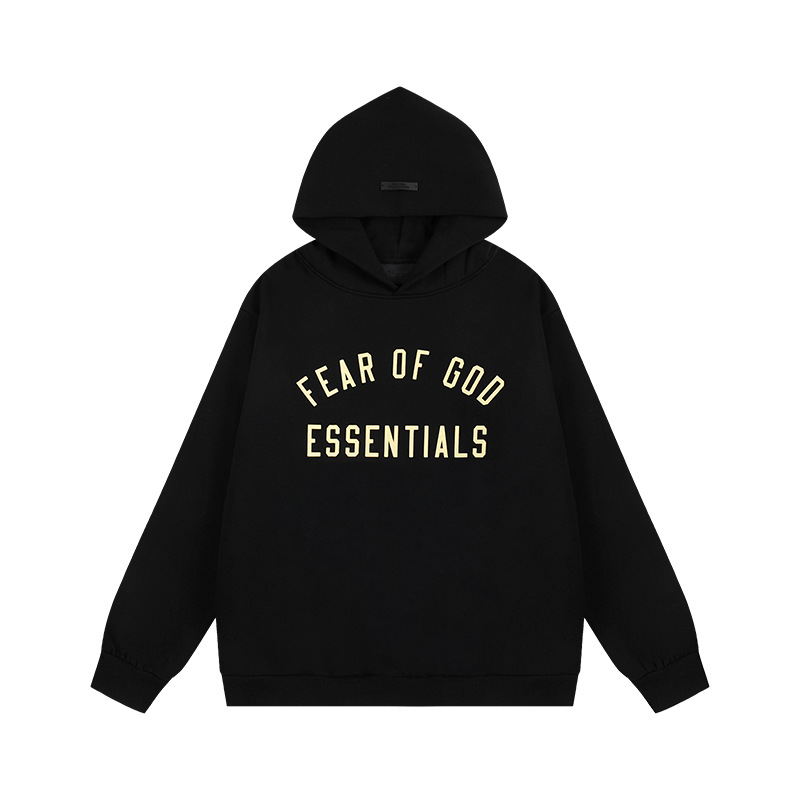 Fear of God Essentials Campus 90s Hoodie Faded Black