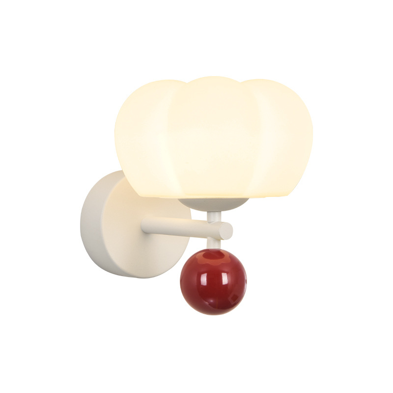 Lámpara de noche para dormitorio Daguanyuan, lámpara de pared de estilo nórdico moderno y minimalista para sala de estar, lámpara de pared de estilo crema para pasillo, L271