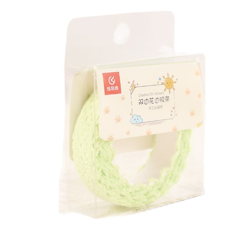 Venta caliente de la fábrica de tela de encaje de algodón hilo bilateral cinta foto marco de la foto de la pared de la joyería decoración DIY hecho a mano